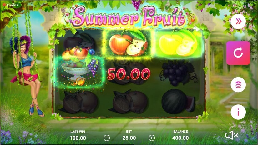 Summer Fruits slot screen 3