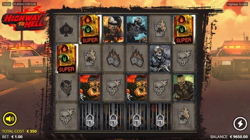 Highway to Hell slot screen 2