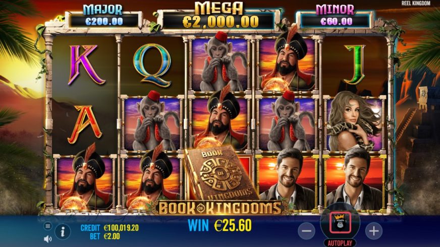 Book of Kingdoms slot screen 2