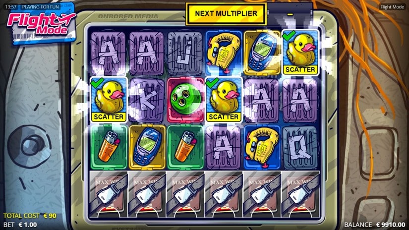 Flight Mode slot screen 3