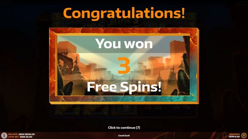 Majestic Wolf slot screen 3