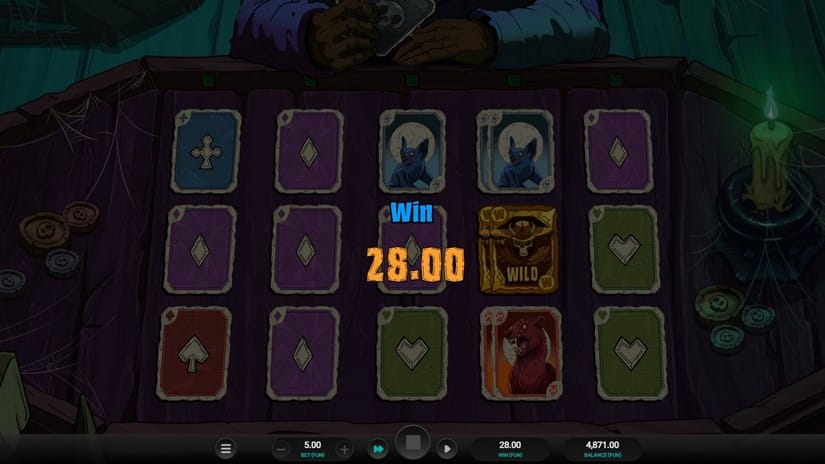 Grim The Splitter Dream Drop slot screen 4