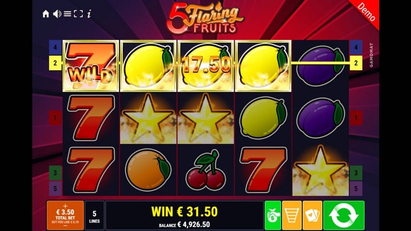 5 Flaring Fruits slot screen 5