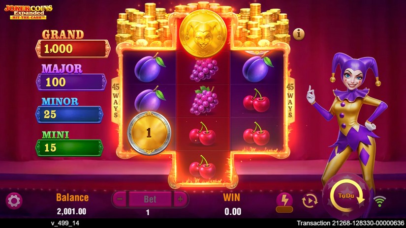Joker Coins Expanded slot screen 2