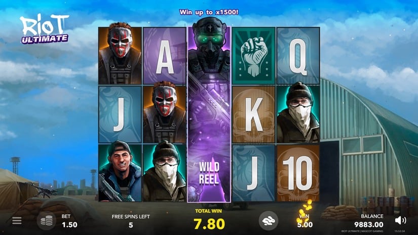 Riot Ultimate slot screen 3