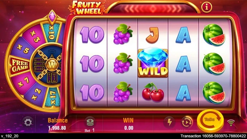 Fruity Wheel slot screen 1