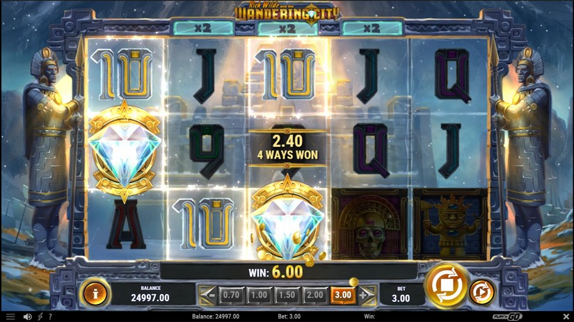 Rich Wilde and the Wandering City slot screen 5