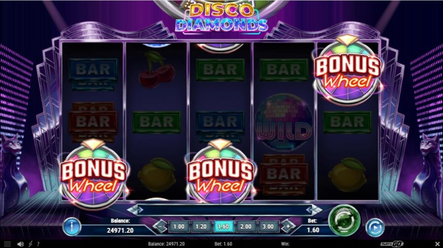 Disco Diamonds slot screen 3