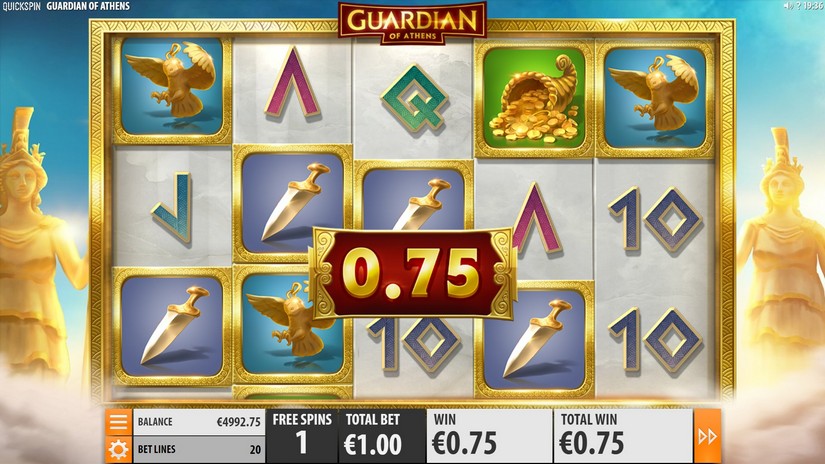 Guardian of Athens slot screen 5
