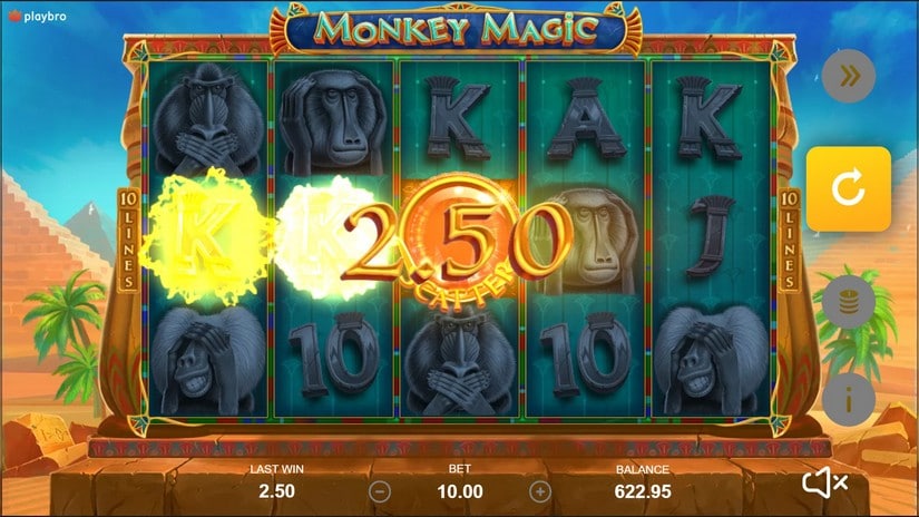 Monkey magic slot screen 2