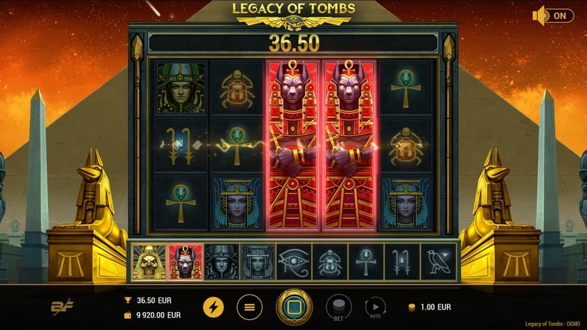 Legacy Of Tombs slot screen 5