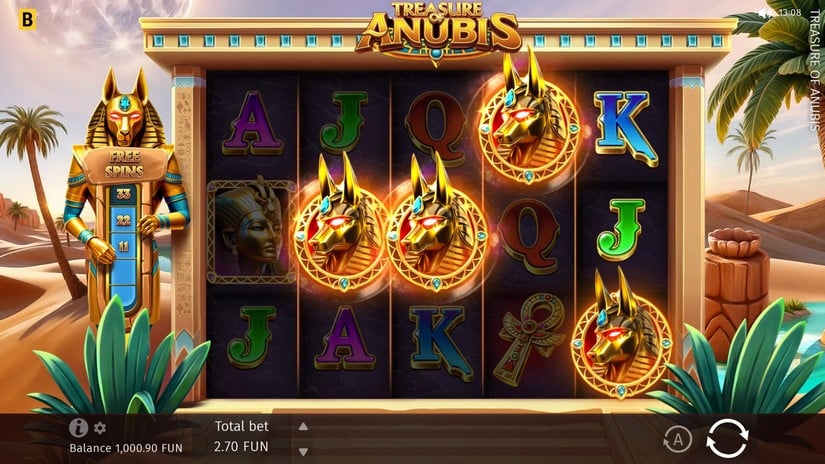 Treasure of Anubis slot screen 3