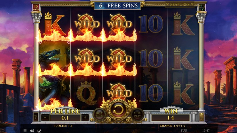 Story Of Hercules 15 Lines slot screen 5