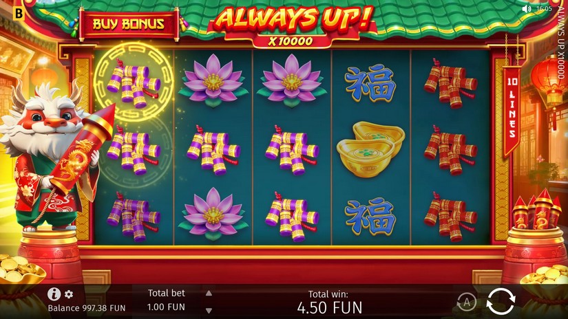 Always Up! x10000 slot screen 2