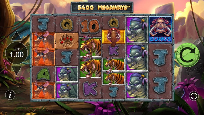 Primal Megaways slot screen 3