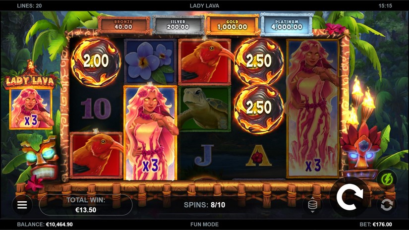 Lady Lava slot screen 7