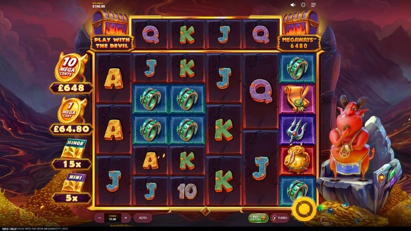 Play With the Devil Megaways slot screen 1