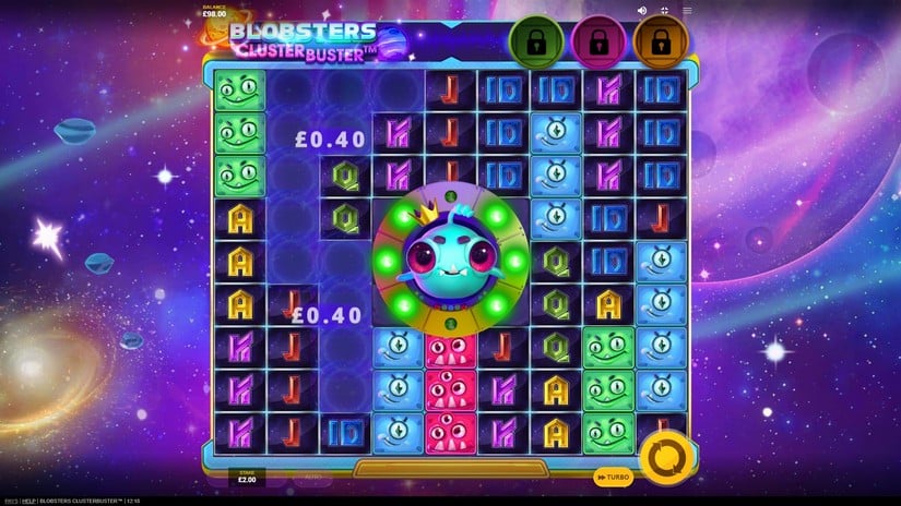 Blobsters Clusterbuster slot screen 3