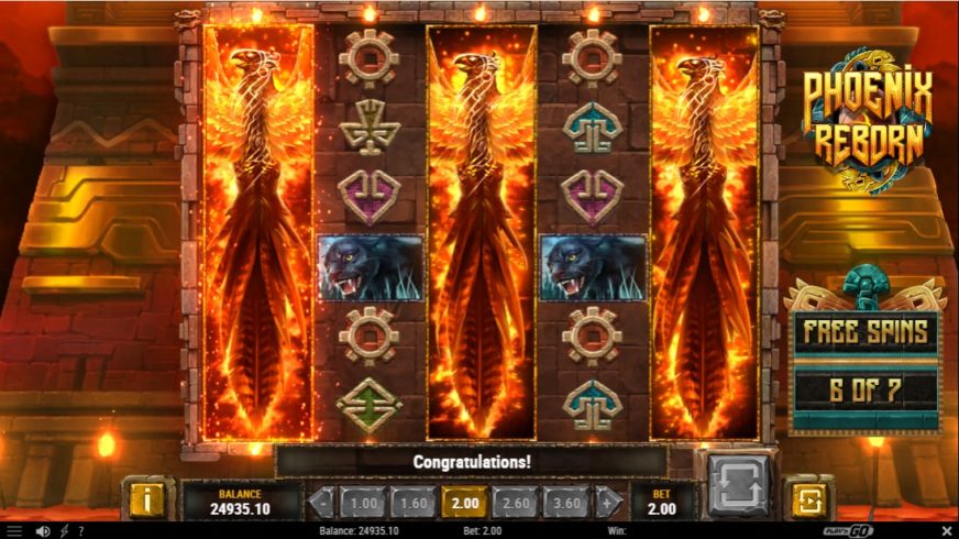 Phoenix Reborn slot screen 5