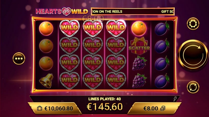 Hearts go Wild slot screen 5