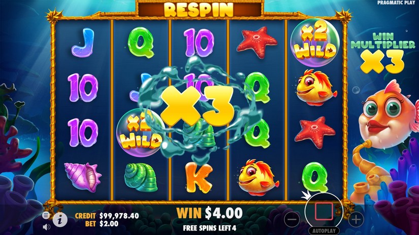 Wild Depths slot screen 5