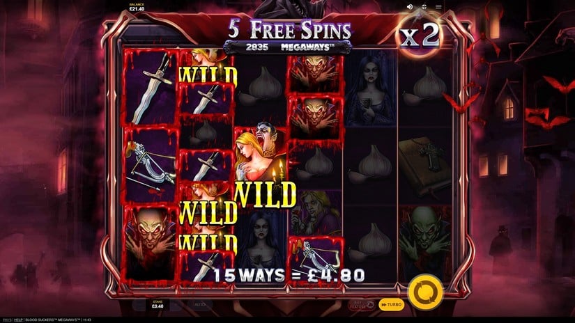 Blood Suckers Megaways slot screen 6