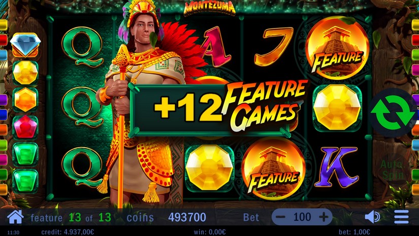 Montezuma slot screen 5