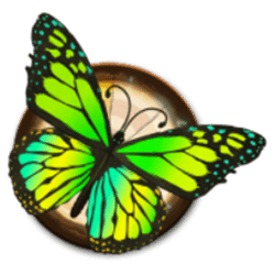 The blue butterfly symbol