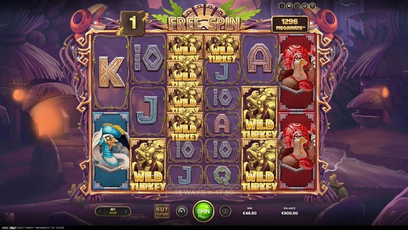 Wild Turkey Megaways slot screen 6