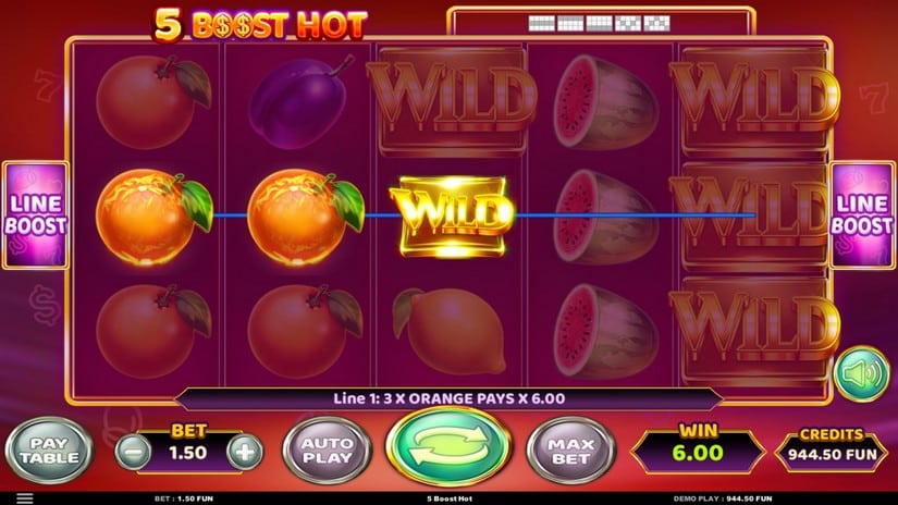 5 Boost Hot slot screen 4