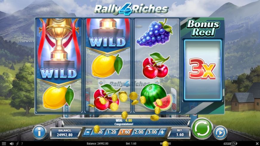 Rally 4 Riches slot screen 2