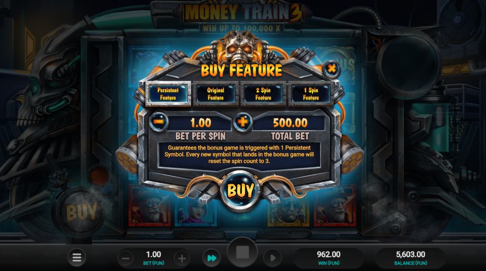 Money Train 3 free online slot