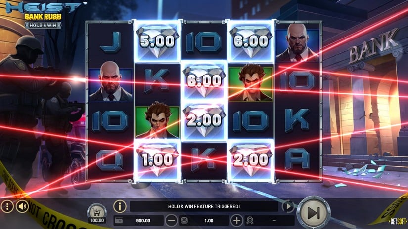 Heist: Bank Rush Hold & Win slot screen 2