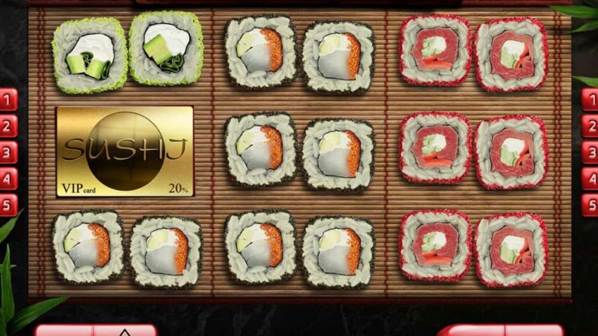 Sushi slot screen 2