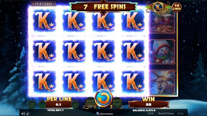 Book Of Xmas slot screen 5