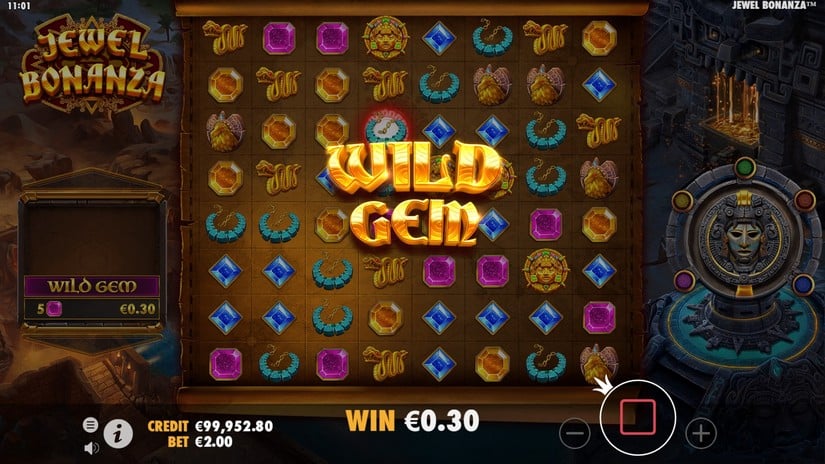 Jewel Bonanza slot screen 4