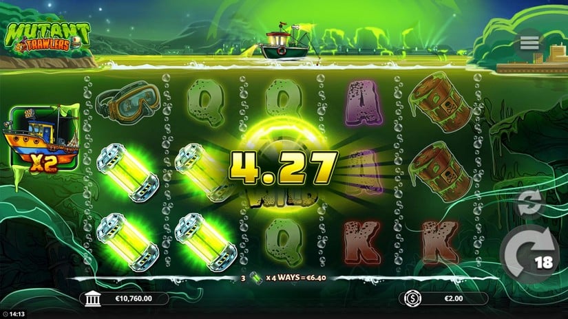 Mutant Trawlers slot screen 4