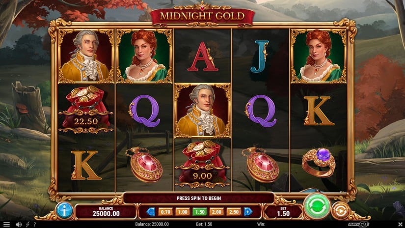 Midnight Gold slot screen 1