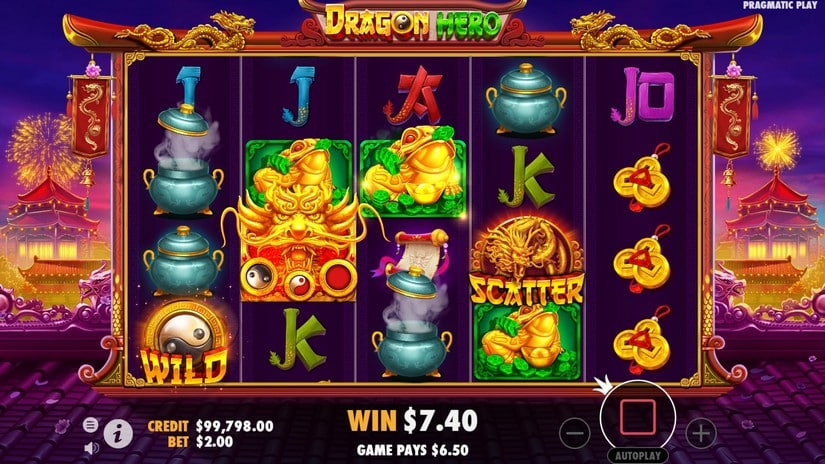 Dragon Hero slot screen 5