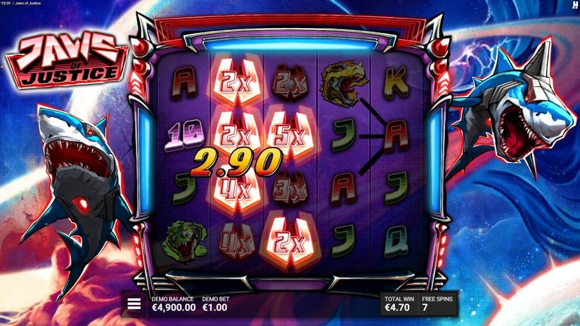 Jaws of Justice slot screen 4