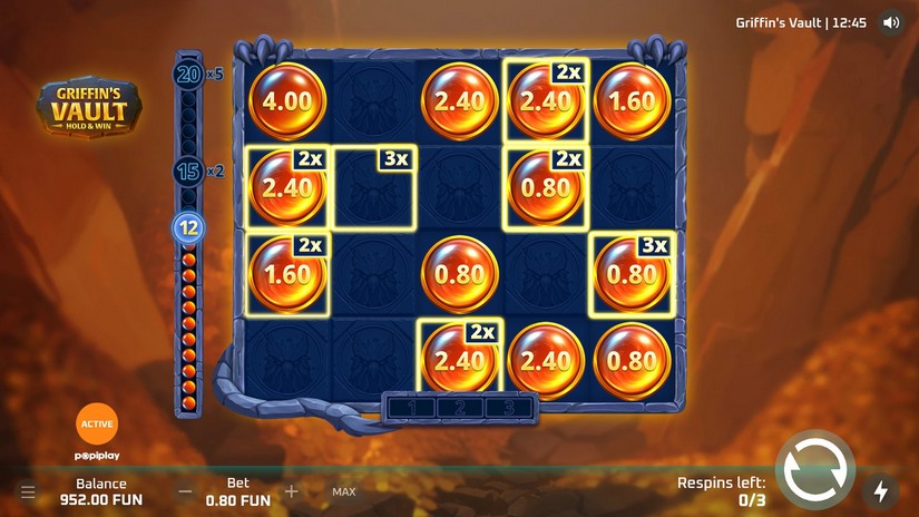 Griffin’s Vault slot screen 5