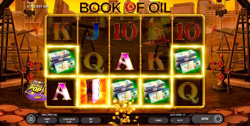 Book of Oil slot screen 5