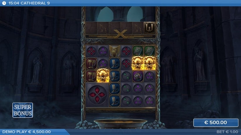 Cathedral 9 slot screen 2