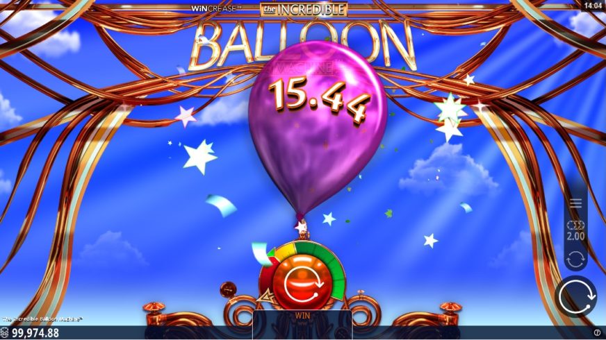 Incredible Balloon Machine slot screen 4