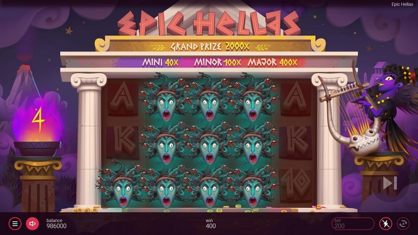 Epic Hellas slot screen 4