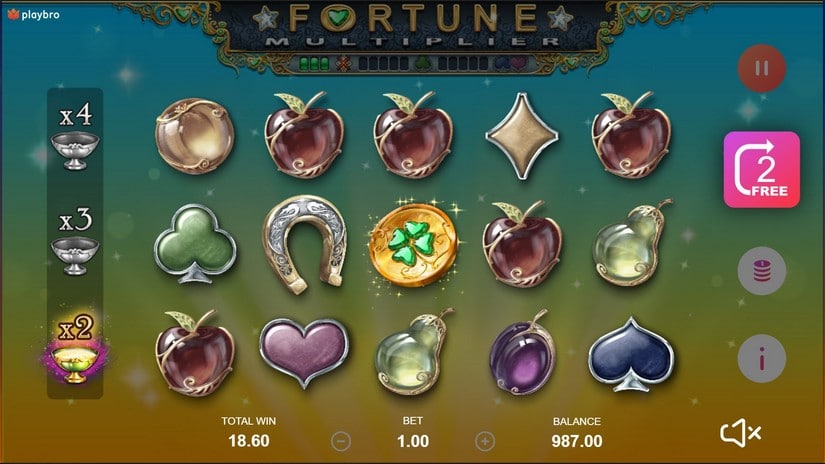 Fortune Multiplier slot screen 5