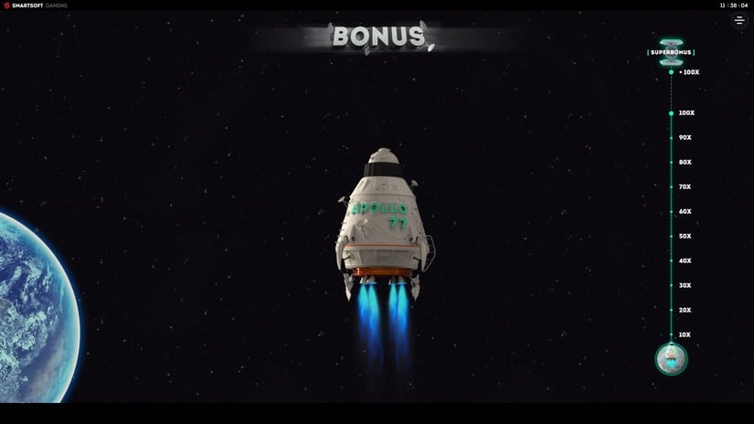 Apollo 77 slot screen 2