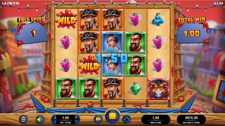 La Fiesta slot screen 2