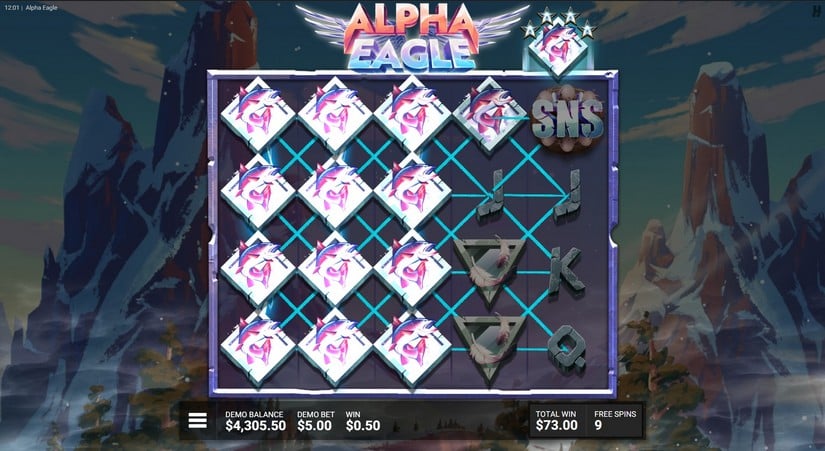 Alpha Eagle slot screen 7