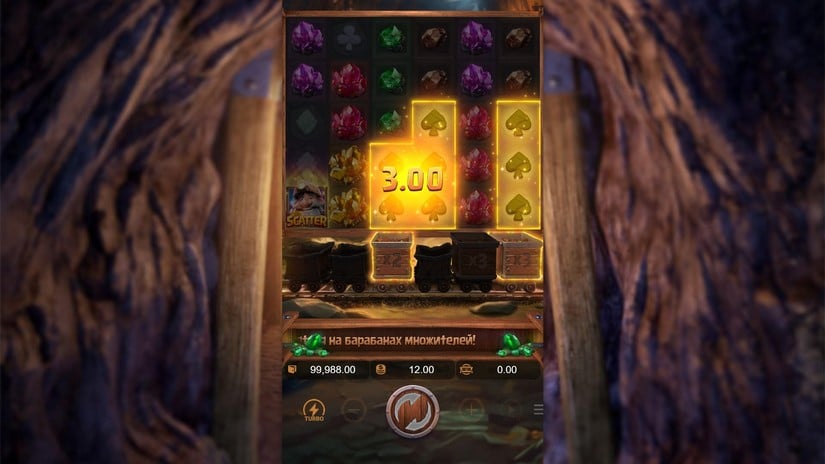 Gemstones Gold slot screen 2
